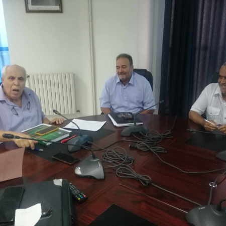 اجتماع السيد مدير الجامعة بالفريق الإداري للجامعة